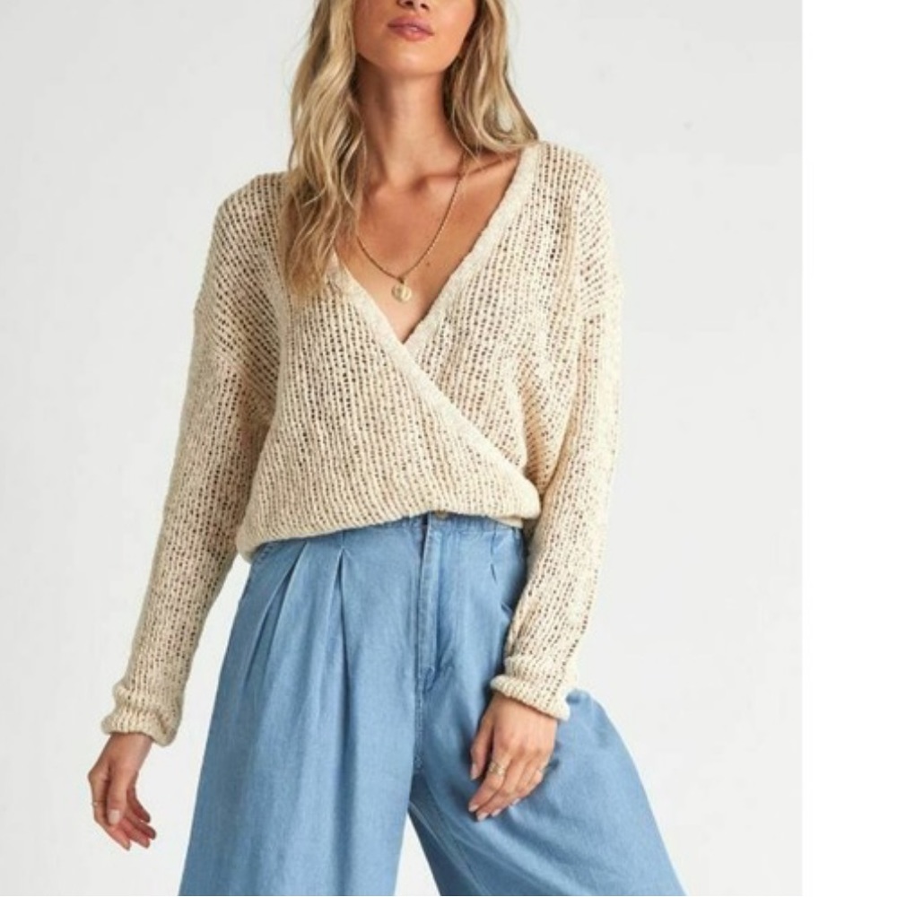Billabong Cream Knit Sweater #121